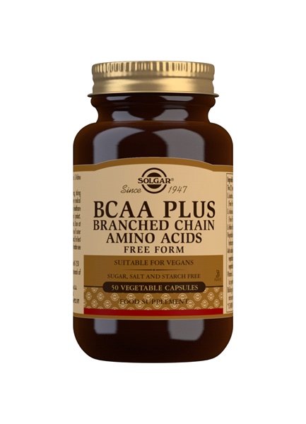 Solgar - BCAA Plus - Branched Chain Amino Acids (50 Vegicaps)